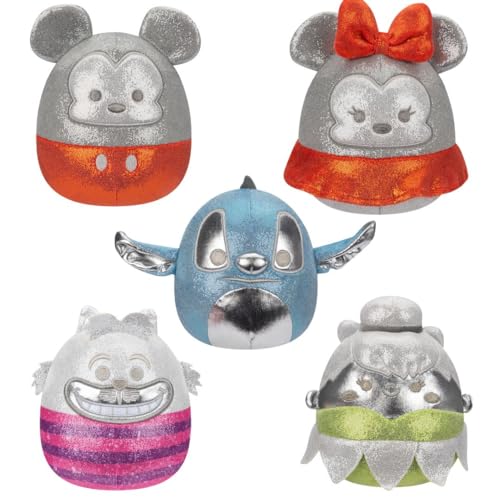 Squishmallows Original Disney100 5-Inch 5-Pack Plush Box Set - Little Ultrasoft Official Jazwares Plush - Amazon Exclusive by Squishmallows - Used condition - US$16.93