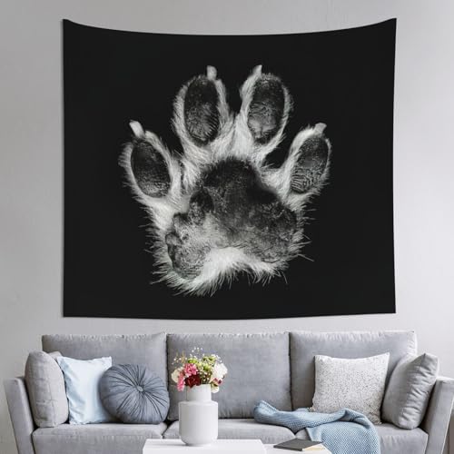 Tapiz de huellas para pared JEJEA: el telón de fondo ideal para tu habitación