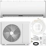Kol Air 9000 BTU Mini Split Air Conditioner ＆ Heat Pump - 110V/120V Wall Mount Ductless Inverter AC/Heating System - 19 SEER2, Ultra Quiet