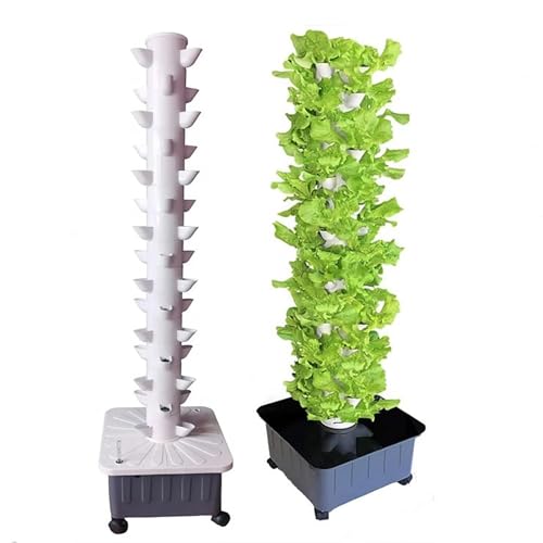 ZJLZJLO Kit de Cultivo hidropónico para el hogar, Sistema de Cultivo hidropónico para jardín, Sistema de Cultivo acuapónico, Sistema de Cultivo hidropónico Vertical para Hierbas, Frutas y Verduras,A