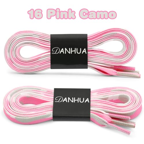 Image of Flat Colorful Shoelaces Gradient Rainbow Shoe Lace Shoestring 2 Pair