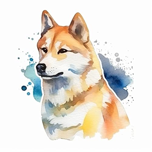 Image of Yoonek Graphics Shiba Inu Dog Vinyl Decal Sticker for Car, Laptop, Tumbler, More. #001669