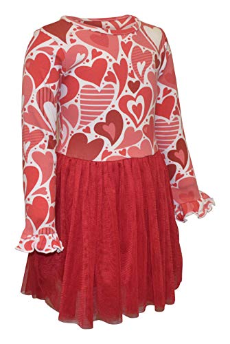 Image of Girls Long Sleeve Tulle Tutu Dresses for Kid and Toddler