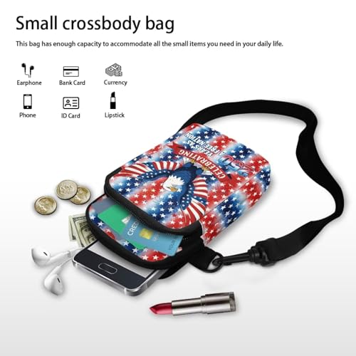 Image of Hawaiian Tribal Small Crossbody Bags for Women Cell Phone Bag Purse, Sea Turtle Zipper Sling Purses Shoulder Bag