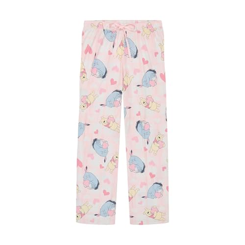 Disney Womens Pajama Pants Lounge Bottoms With Drawstring Ultra-soft & Comfortable