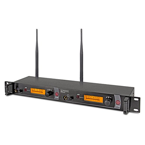 Xtuga Rw2080 Rocket Audio Whole Metal Wireless In Ear Monitor System 2 Channel 8 Bodypack Monitoring With In Earphone Wireless Type Used For Stage Or Studio #TOP1