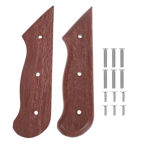 YUYUETIME Mango de Cortador de Chef de Madera Ergonómico Agarre Cómodo y Fácil Instalación para Cuchillos y Cortadores de Cocina Uso Profesional