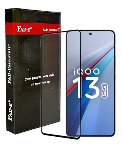 Image of FAD-E Tempered Glass Screen Protector Guard (supports Fingerprint Unlock) Compatible for iQOO 13 5G