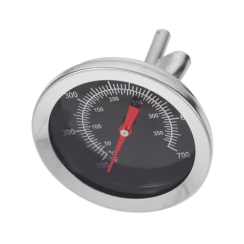 Stainless Steel BBQ Oven Thermometer, Bimetallic Household Baking Thermometer for Grill and Oven Cooking, White Box Packaging, Multifunctional Temperature Gauge