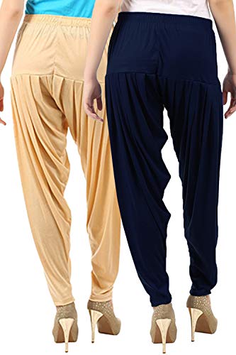 Image of Buy That Trendz Patiala Salwar for Women Viscose Patiala Pant Combo