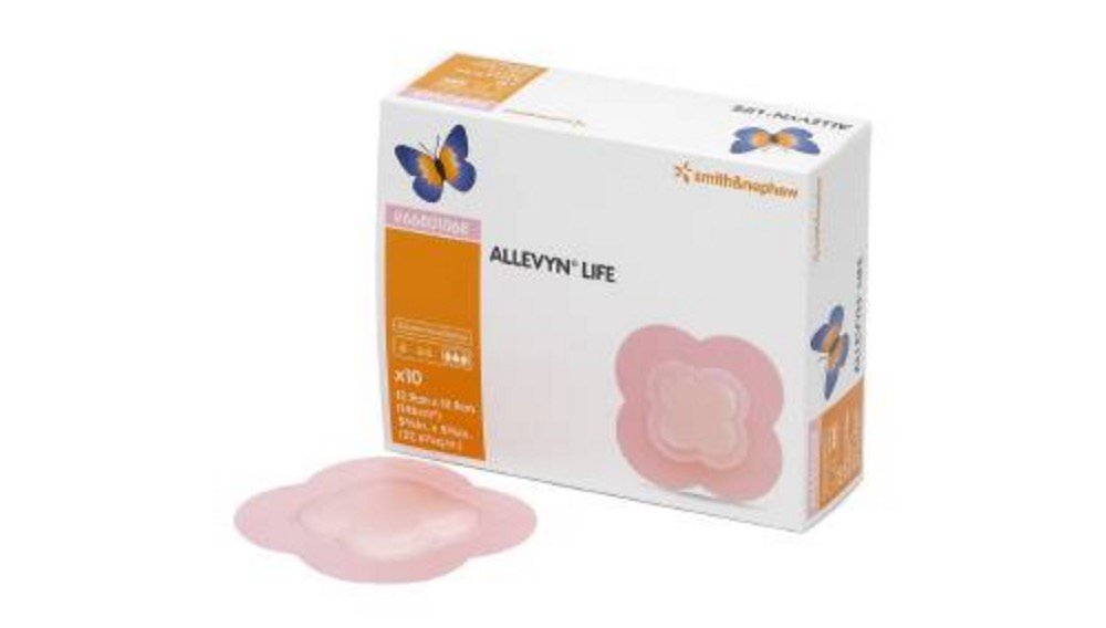 Smith & NephewFoam Dressing Allevyn Life 5 1/16 X 5.1/16 Quadrilobe Sterile (#66801068, Sold Per Box) by Allevyn Life