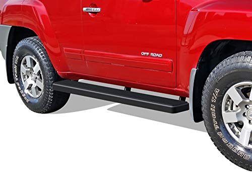 Estribos negros mate de acero para Nissan Xterra 2005-2015