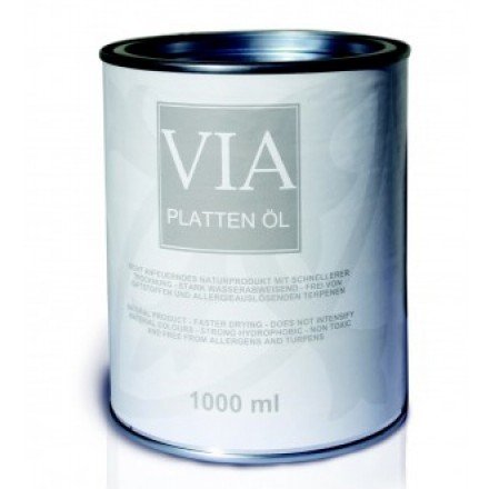 Via Plattenöl | 1 Liter | Zementmosaikplatten | Marmor | Travertin | Terrazzo | Stein