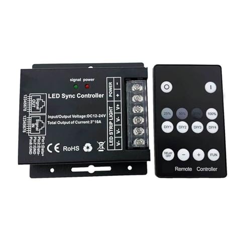Contrôleur synchrone variateur LED pilote monochrome bande lumineuse WM-RF035A