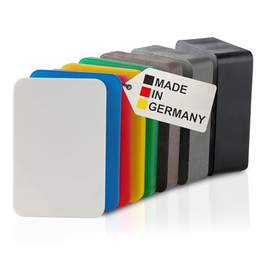 BAUHELD® Universal Unterlegplatten 60x40 mm [40/80/160 Stück] - Mehrfarbige Distanzplatten aus Kunststoff [Made in Germany] - Abstandshalter Keile in den Größen: 1.5, 2, 3, 4, 5, 10, 15, 20mm