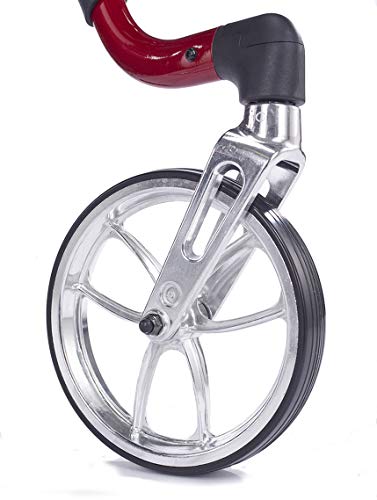 Comodità Avanti Rollator Walker With One Or Two-Hand Operation Ideal For Stroke Patients Indoor Light Weight Rolling Walker Metallic Orange #TOP4