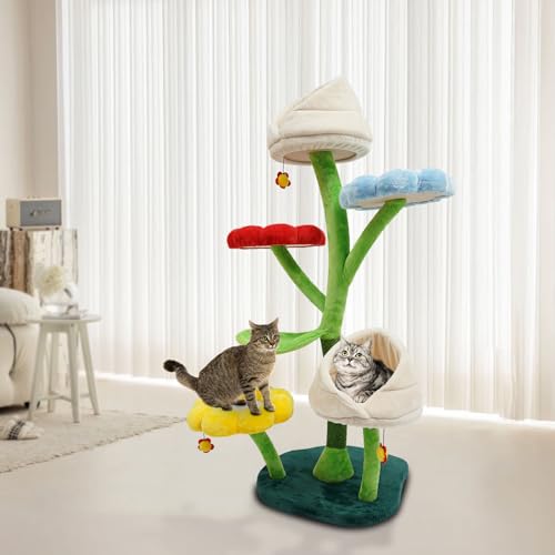 Árbol para gatos grande multi-nivel de 63.8 pulgadas miniatura 4