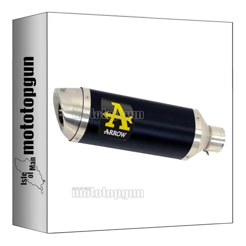Escape Arrow Thunder negro con fondo de acero homologado para moto Yamaha Niken 850