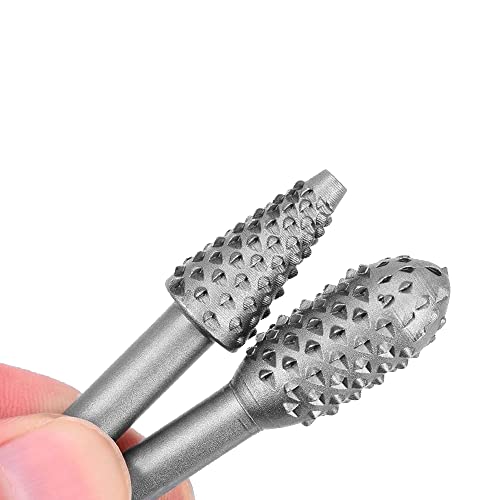 ERYUE Grosa,5 PCS rebarba rotativa lima de escultura em plástico de madeira broca para trabalhar mad