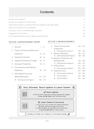 Image of ISC Question Bank Chapterwise & Topicwise Solved Papers Class 12 Economics For 2026 Exam