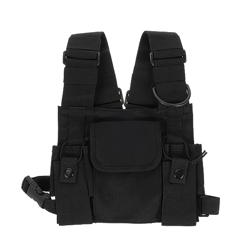 balacoo Chest Bag Oxford Cloth Pack for Adjustable Chest Rig Outdoor Sports Rig