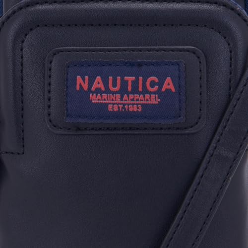 Image of Nautica Catalina Vegan Leather RFID Womens Crossbody Cell Phone Purse Holder Wallet