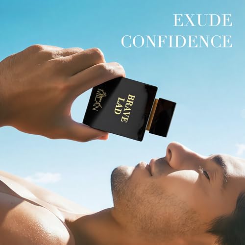 Image of BRAVE LAD, Men's Cologne Gift, Long Lasting EDP Fragrance, Perfume for Men with Bold Character, Masculine Scent Ideal for Daily Use, 3.4 Fl Oz