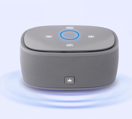 Image of KinGone K5 Bluetooth Speaker with TF Car MP3 Player and Handsfree - 360-degree and Both of Top & Bottom Surround Sound & Super Bass Blue AD