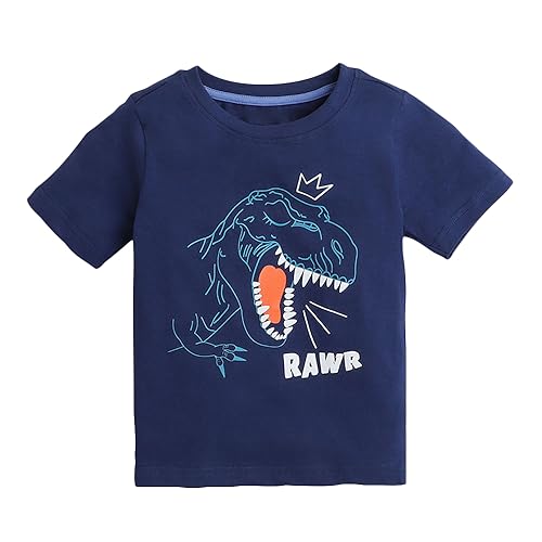 Image of Hopscotch Boys Graphic Regular Fit T-Shirt (Pack of 5)