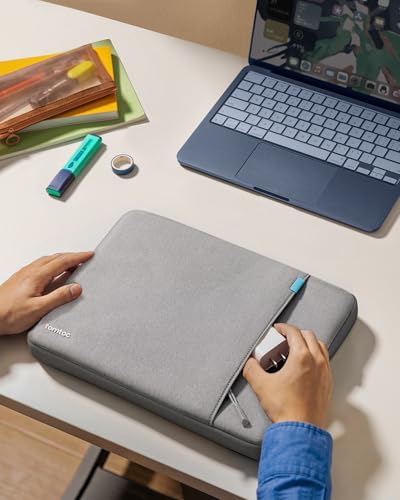 Image of tomtoc 360 Protective Laptop Sleeve 13-inch MacBook Neo A3404 (2026) | Water-resistant Laptop Case Cover Designed for 13-inch New MacBook Neo A18 Pro Chip, 13 inch Shockproof Computer Case Bag