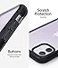 Ringke Fusion Compatible with iPhone 11 Case, Tough Impact Alleviation Technology Raised Bezel Shield Case Cover - Smoke Black