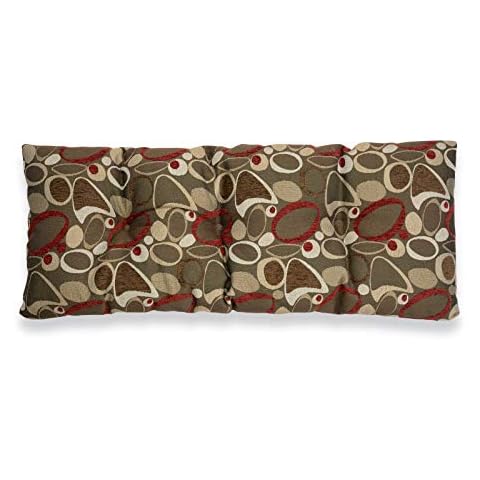 Klear Vu Non-Slip Omega Cushion for Storage Window Seat-1 Piece Bench Pad, Polyester, Brown, 1 Count (Pack of 1) Cover