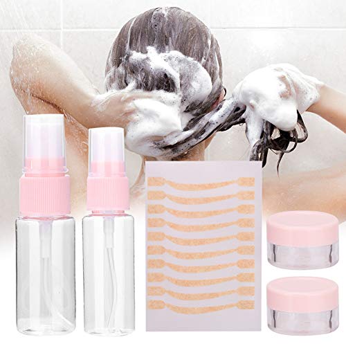 Preisvergleich Produktbild Tragbare Reiseflaschen Kosmetische Flüssigkeitsbehälter Shampoo Lotion Parfüm Makeup Lagerung Sprühflasche Set (01)