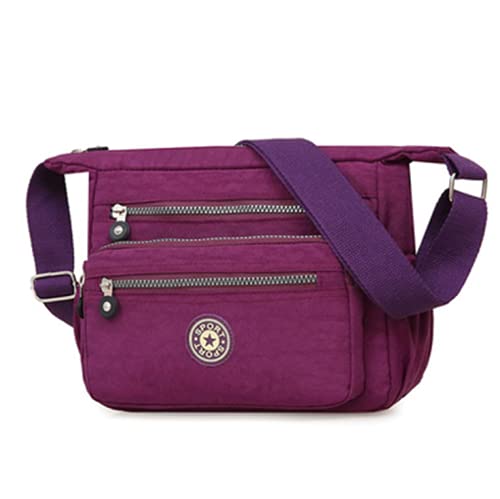 Image of Single shoulder Messenger Crossbody Bag Nylon Purse Satchel Travel Women Lady Fashion Top Handle