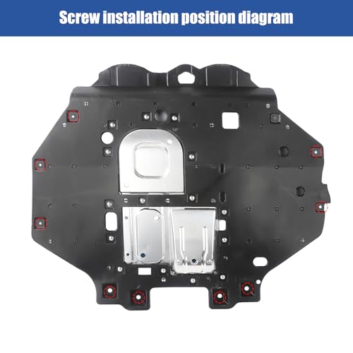 Image of Front Lower Engine Splash Shield 74111T7WA00 Fit for Honda HRV 2016-2022 | Engine Case Guard Under Car Shield Cover MPN HO1228146 Replacement for Engine Splash Guard Underbody Skid Plate