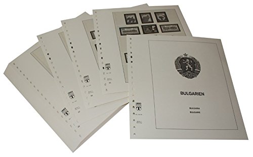 Feuilles pré-imprimées Bulgarie 1976-1979 LINDNER pour timbres protégés