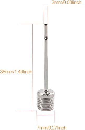 Miniatura 5 de Kit de aguja de bomba de bola de repuesto para inflador de neumáticos portátil, adaptador de inflado de aire de compresor, kit adaptador de boquilla