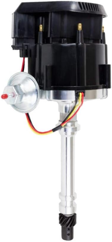 Top Street Performance JM6520BK HEI Distributor with Black Flat-Cover Super Cap (65K Volt Coil)