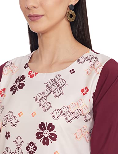 Image of Pinkmint Women's Crepe Fashion Vest (G-248-221 Multi Regular) Multicolour