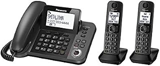 Panasonic KX-TG572SK DECT 6.0 Plus Corded / Cordless Combo Phone System with 2