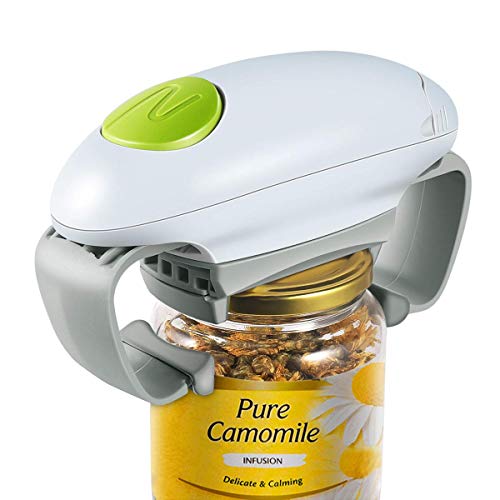 Electric Jar Opener, Restaurant Automatic Jar Opener for Seniors with Arthritis, Weak Hands, Hands Free Bottle Opener