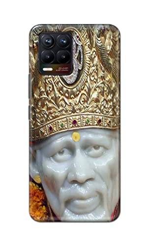 Image of PRINTFIDAA Sai Baba Lord Shiridi Great God Hinduism Hindu Religious Printed Designer Hard Case for Realme 8 / Realme 8 Pro Back Cover -(e) RPM1005