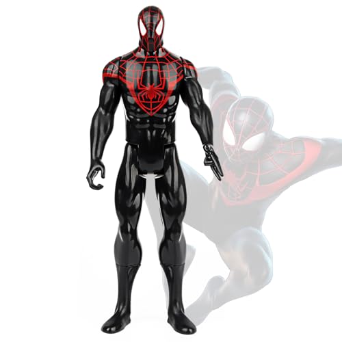 Marvel Spidermen Miles, 30 cm de Alto, Conjunto de Figuras de Los Vengadores, Adornos de Figuras de Iron Spider, Figuras de Acción de Juguete, para Niños a Partir de 4 Años.