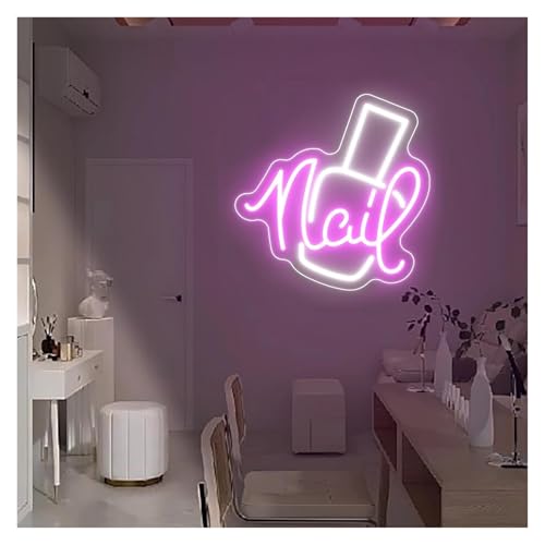 Néon led dimmable USB avec clous de fixation pour salon de manucure - 2