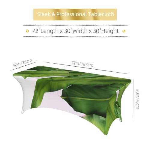 Nappe pour table 1,8m extensible lavable motif tropical fête
