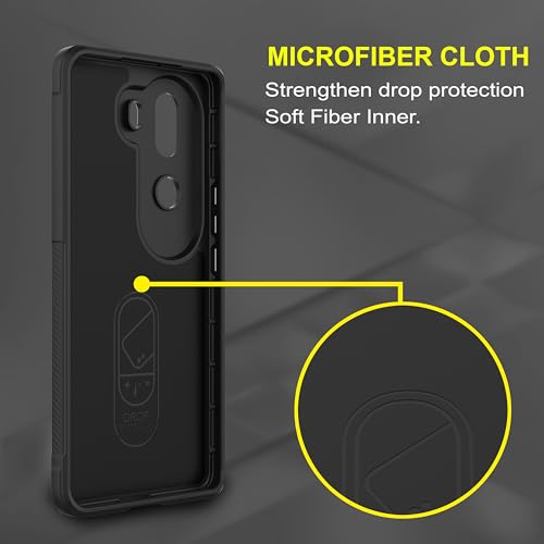 Image of amazon basics Back Case Cover for Vivo V40e 5G (Silicone Magic-Black)