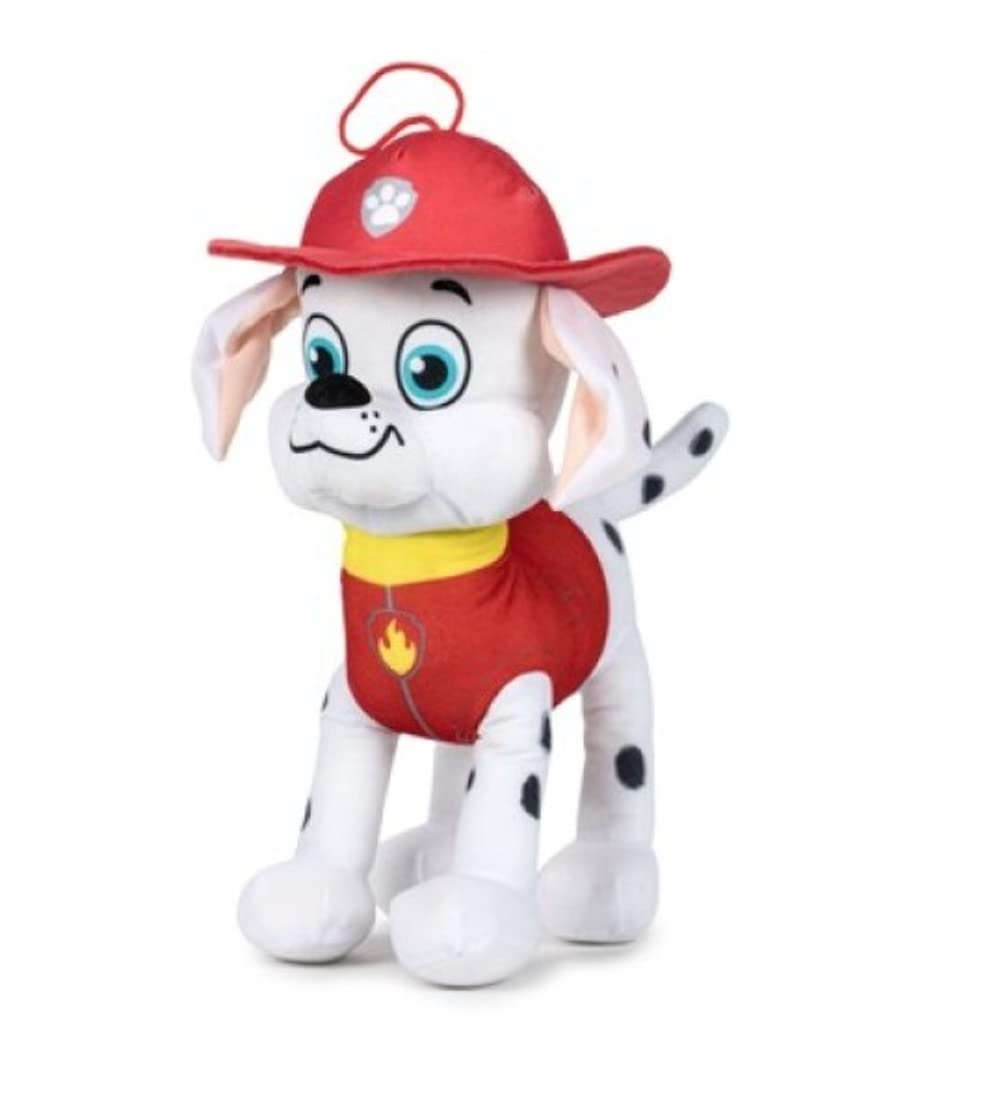 Marshall Von Paw Patrol – Flauschige Plüschfigur Zum Kuscheln & Spielen, Ca. 22 Cm Groß, Freistehend