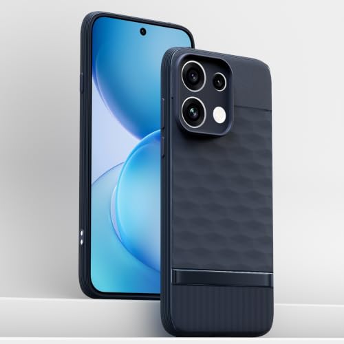 Image of Outlouders Back Cover for Oppo Reno 16c 5G | Full Camera Protection | TPU Soft Flexible Shockproof Bumper Case (Blue)