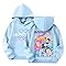 Générique Sweats à Capuche K Pop Demons Hunters Merch pour Fille Imprimés Huntrix Huntr/X Rumi Mira Zoey Pull à Manches Longues K Pop Hauts Décontractés Hoodie Unie Filles Garçons