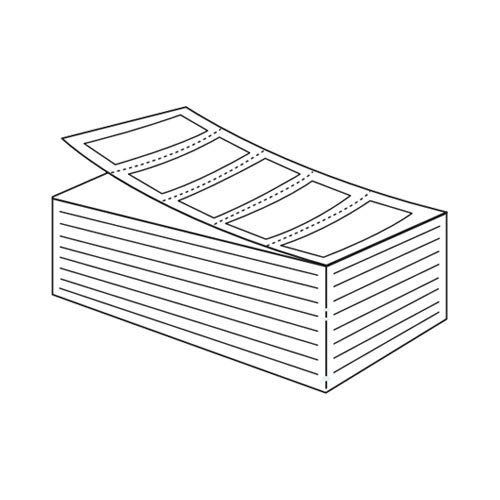 Amazon.co.jp: SATO サトー PDラベル Aタイプ ヨコ 折り 50×85 白無地